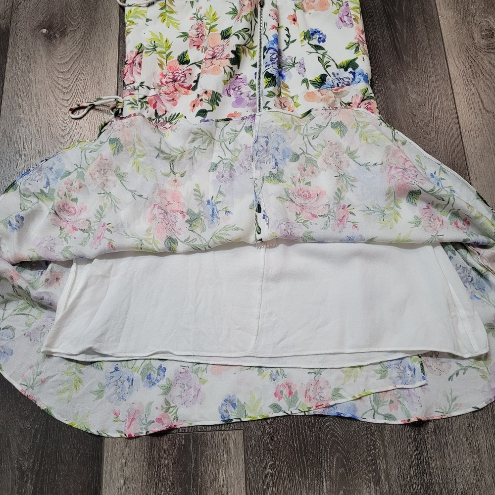 ALICE + OLIVIA Trixie Women's Size 14 floral print mini dress - Picture 13 of 16